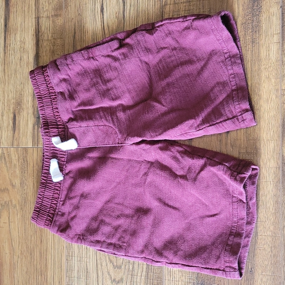 Carter's Maroon Kids Shorts